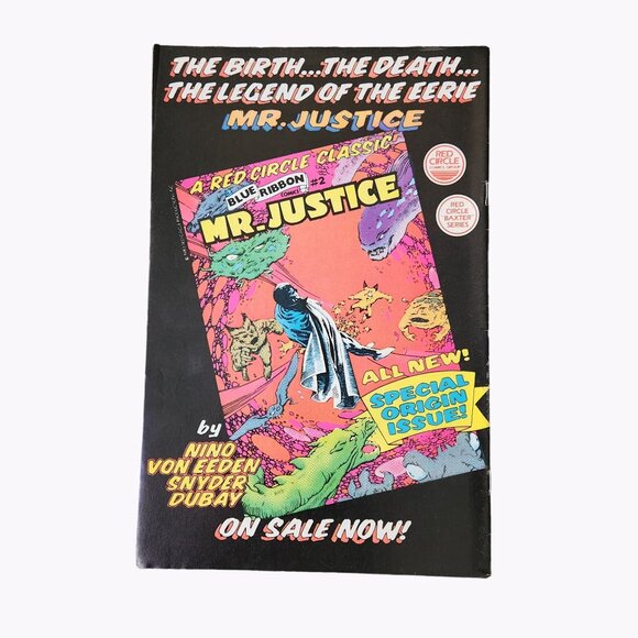 Red Circle Comet #2 1983 Comic Book Collector Bagged Boarded - Picture 2 of 2